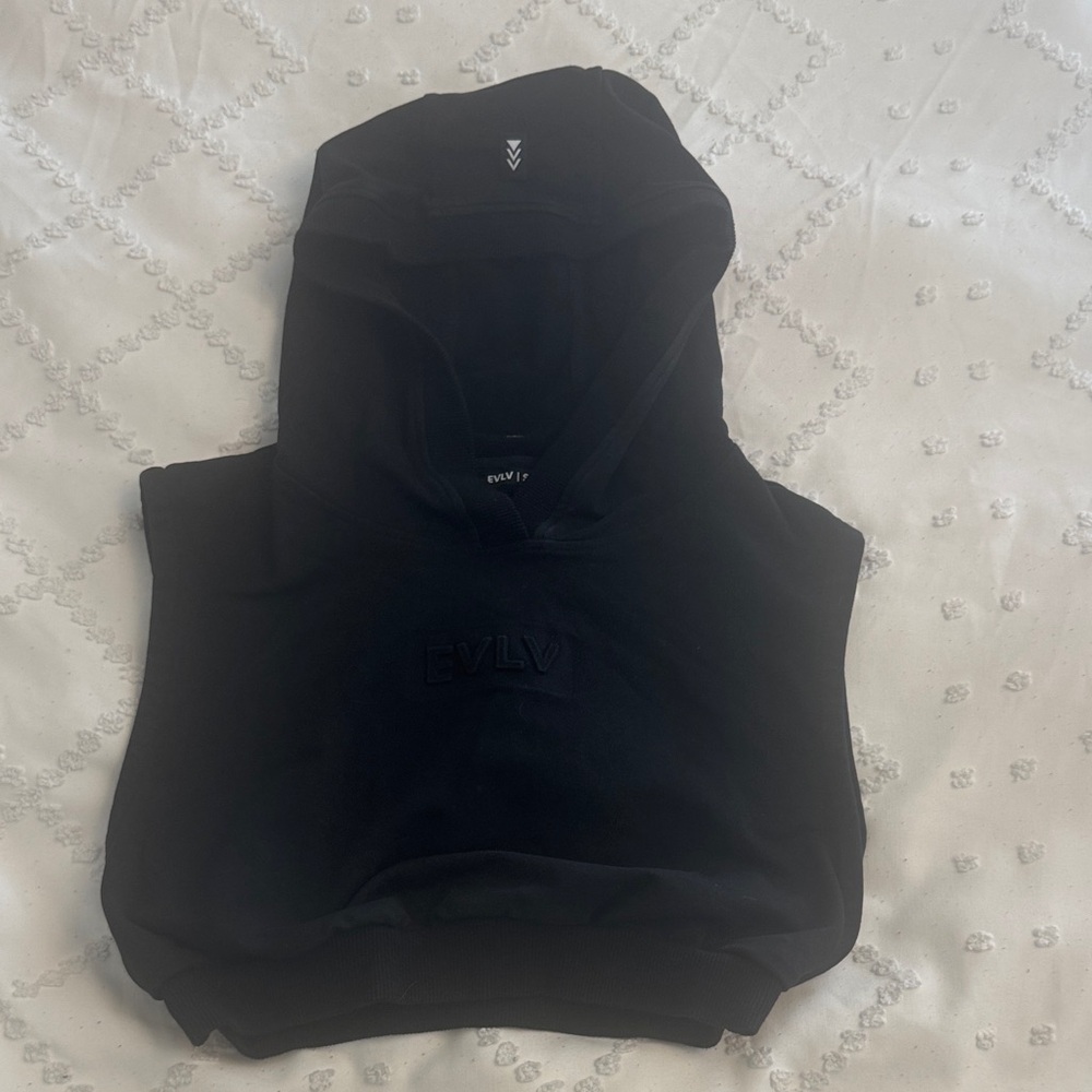 Black Crop Sweater